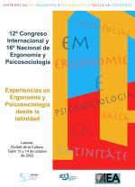 12 Congreso Internacional y 16 Nacional de Ergonomía y Psicosociología Aplicada 